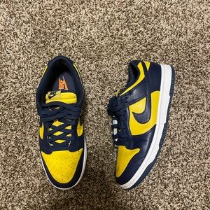 Nike dunk low michigan